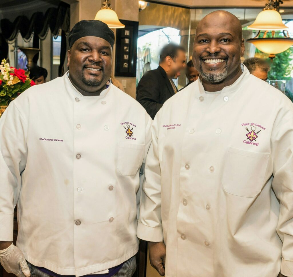 Chef Travis Dixon and Chef Antonio Thomas wins best bite